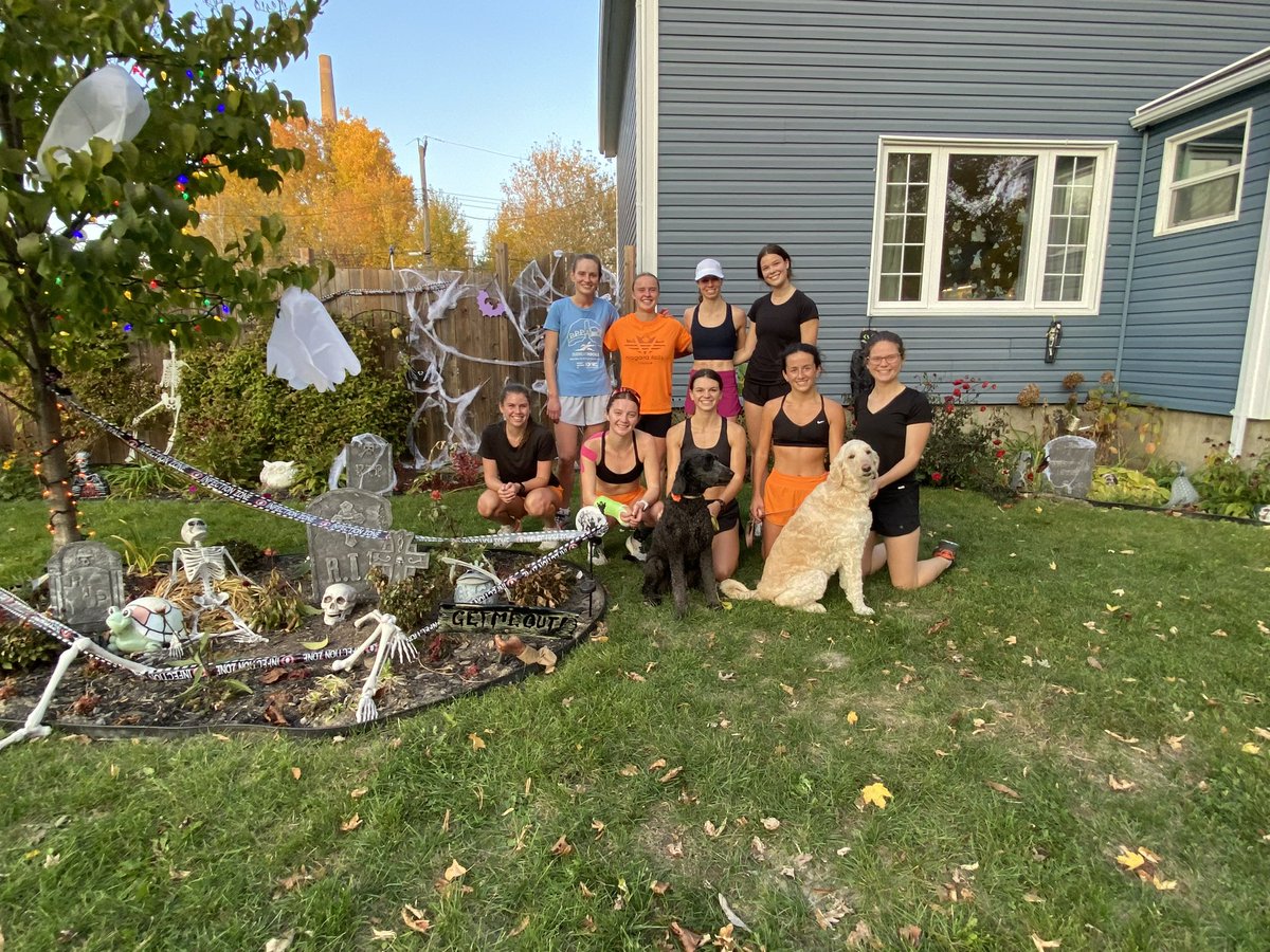 Annual workout in Copper Cliff Park. An absolute gem of a park for athletes and coaches. A solid dyno fartlek session with some tempo to finish. Roll Vees - OUA’s 8 days out!