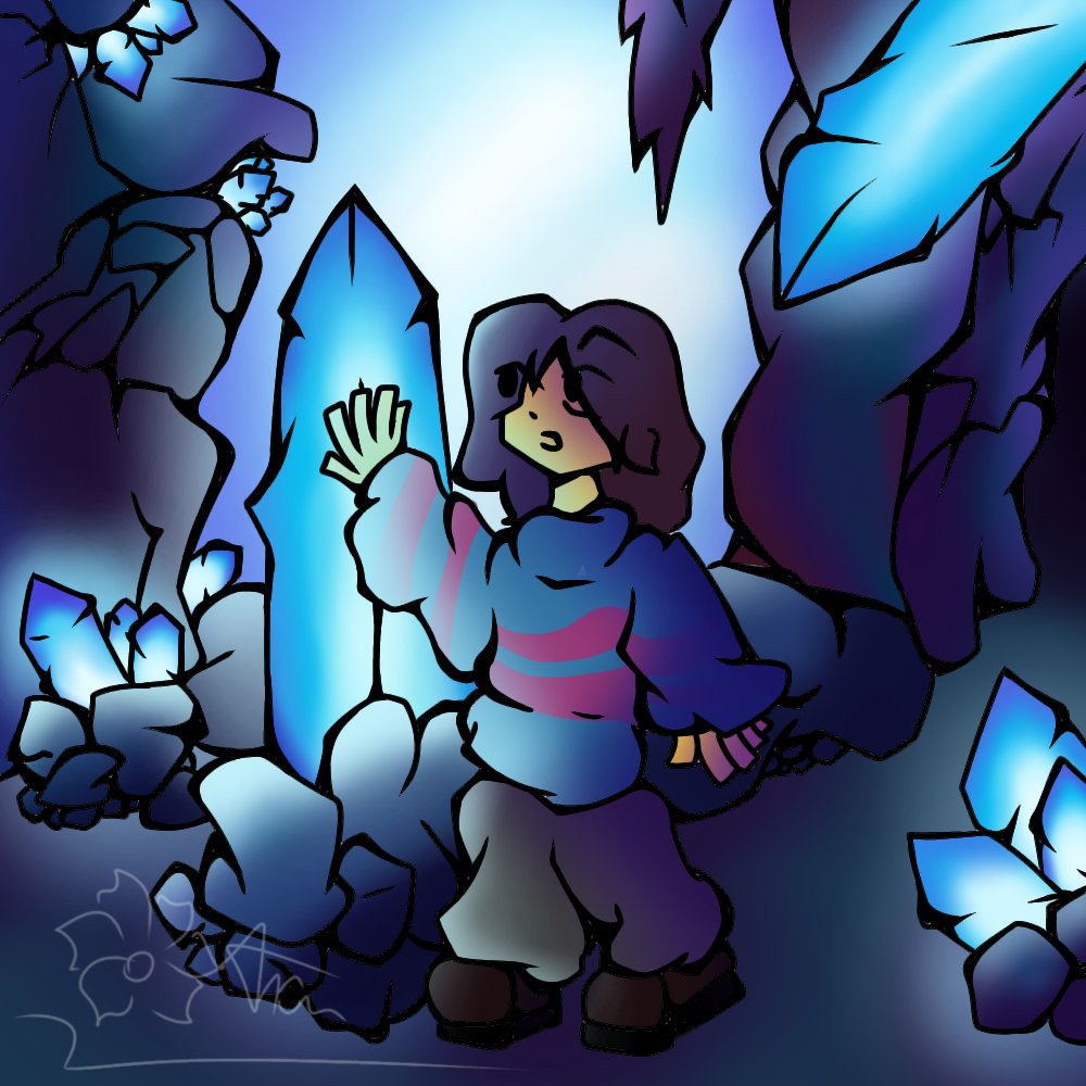 TeamZenithSR's tweet photo. Official Shifted Reality concept art of Mirrored Caverns.

#undertale #undertale_AU #deltar https://t.co/hGKfby0u1B