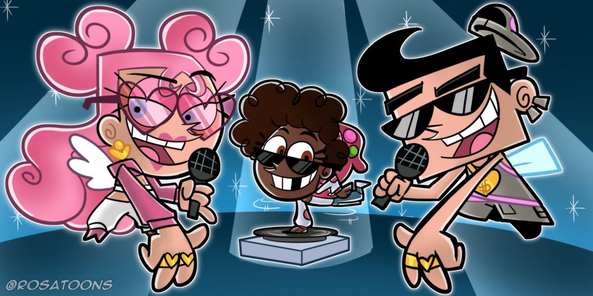 RosaToons's tweet photo. Pixie rap 
DJ Hanzel

#FairlyOddparents #Fop #FOPANW #FairlyOddparentsfanart https://t.co/PV6EhbRK6q