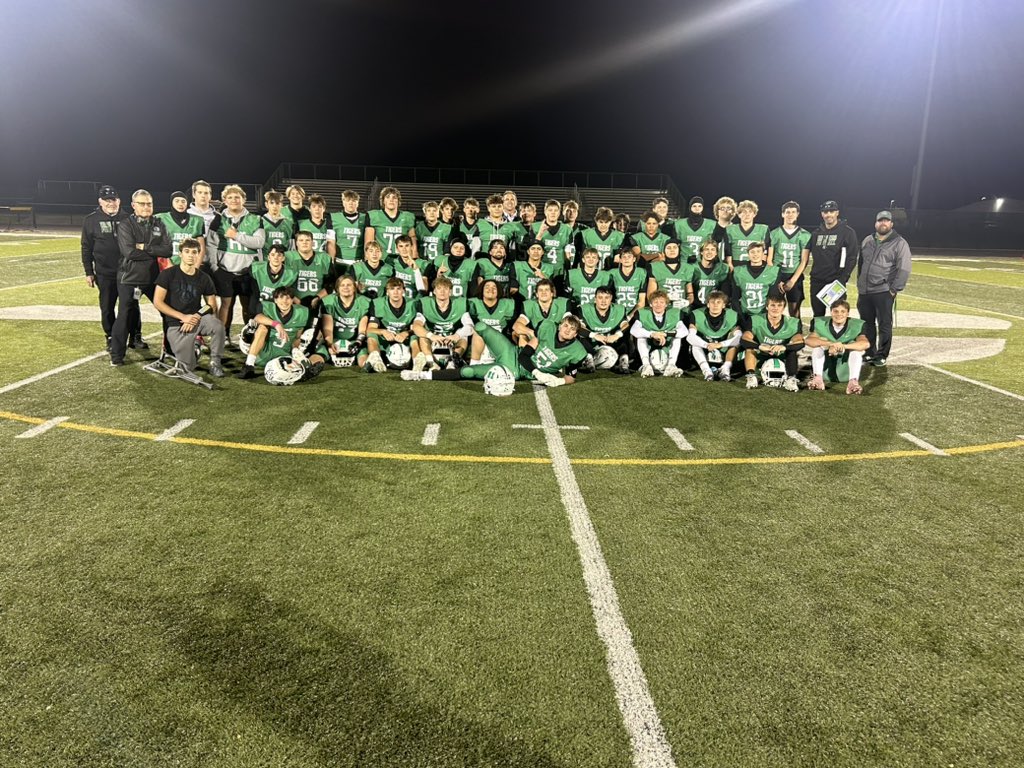 Your Tigers 🏈 Team claims a share of the ICC Title in their last year as members of the conference!!!!!!!!