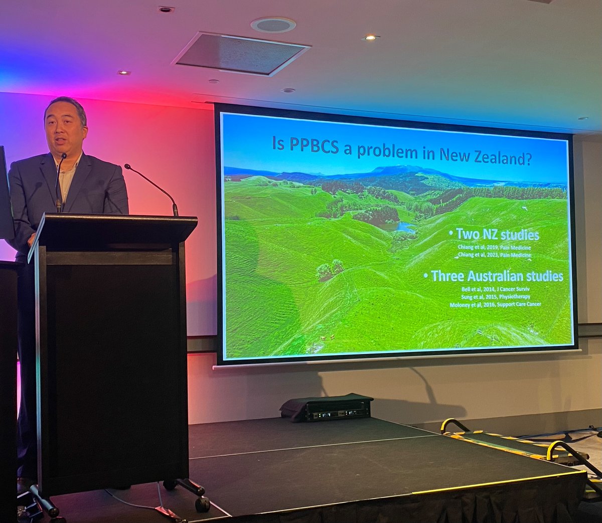 Dr Daniel Chiang spoke at the 2024 @FPM_ANZCA Spring Meeting this morning on New Zealand perspectives on persistent pain after breast cancer surgery. #painSM24