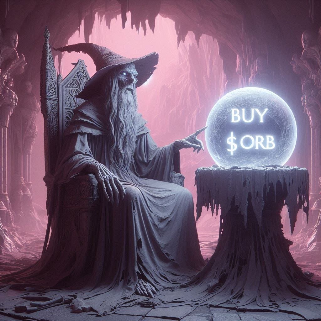 Orb_CTO's tweet photo. Crystal Ball 🔮 Crystal Ball 🔮on the taboll, who is the highorrr of them all

$ORB https://t.co/UqRmUF7CIs