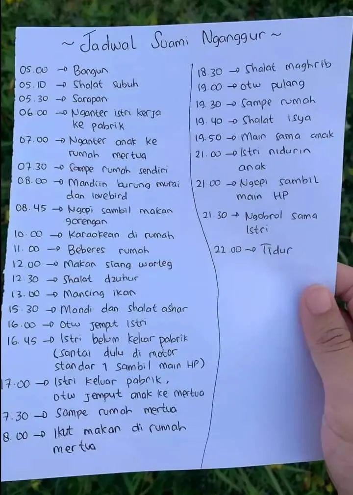 MiskinTV_'s tweet photo. Lelaki tidak bercerita, tapi nyusun jadwal: https://t.co/1o09rK1cTH