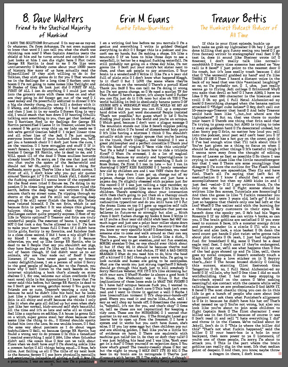 Thanks to Kemery42 for making this for the <a href="/AboutDragons/">Writing About Dragons and Sh*t</a> Discord.  I'm fortunate to get to listen to <a href="/erinmevans/">Erin M. Evans (INACTIVE)</a> and <a href="/TheTreavor/">Treavor Bettis</a> every week 😇
cdn.discordapp.com/attachments/12…