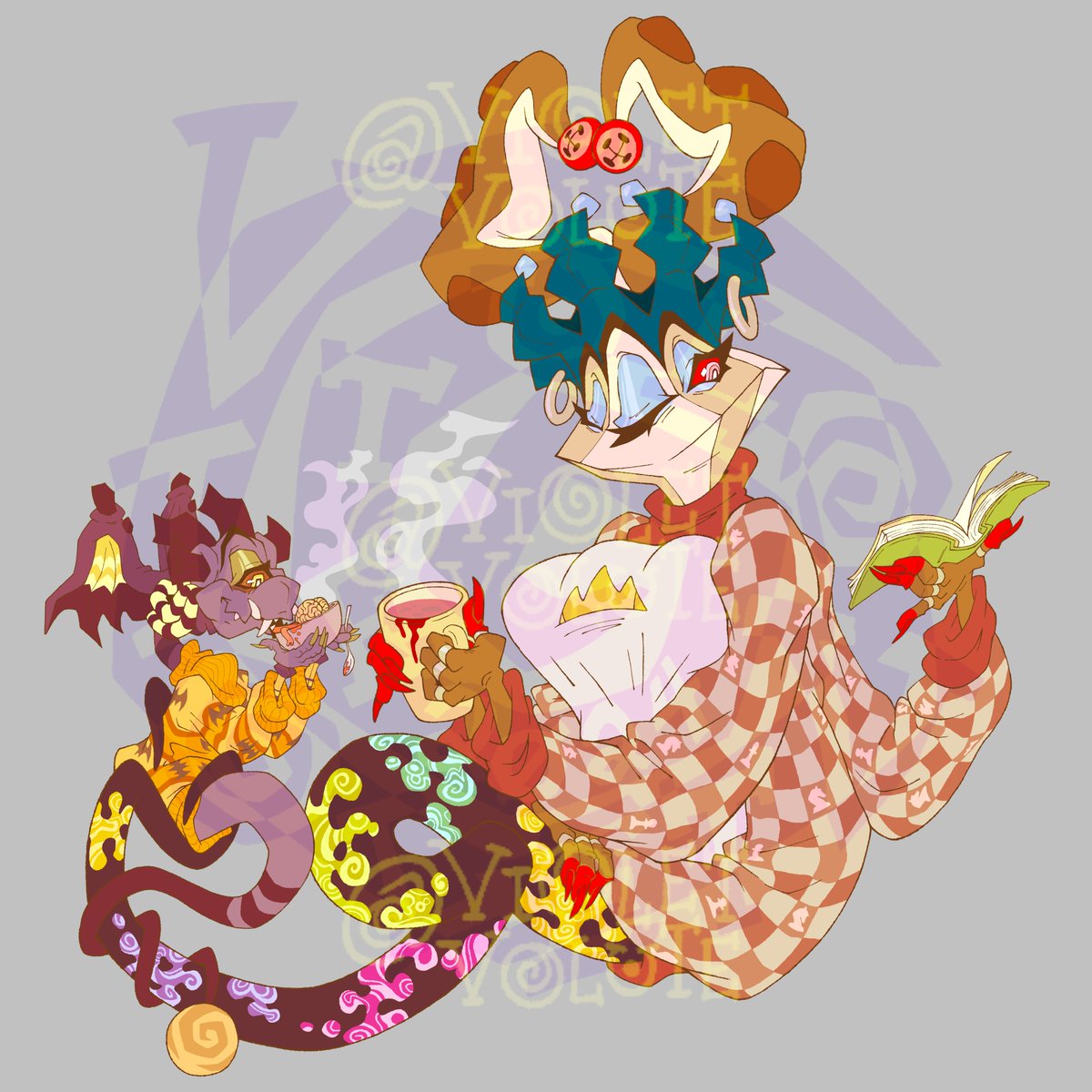 VioletVolute's tweet photo. The girlies got some colors now! https://t.co/RhJ0X7NTfs