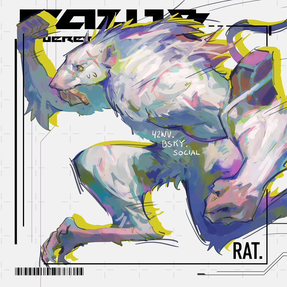 42WV_'s tweet photo. [#Weretober2024] //Day 18// - Rat - https://t.co/dCYGfXybny