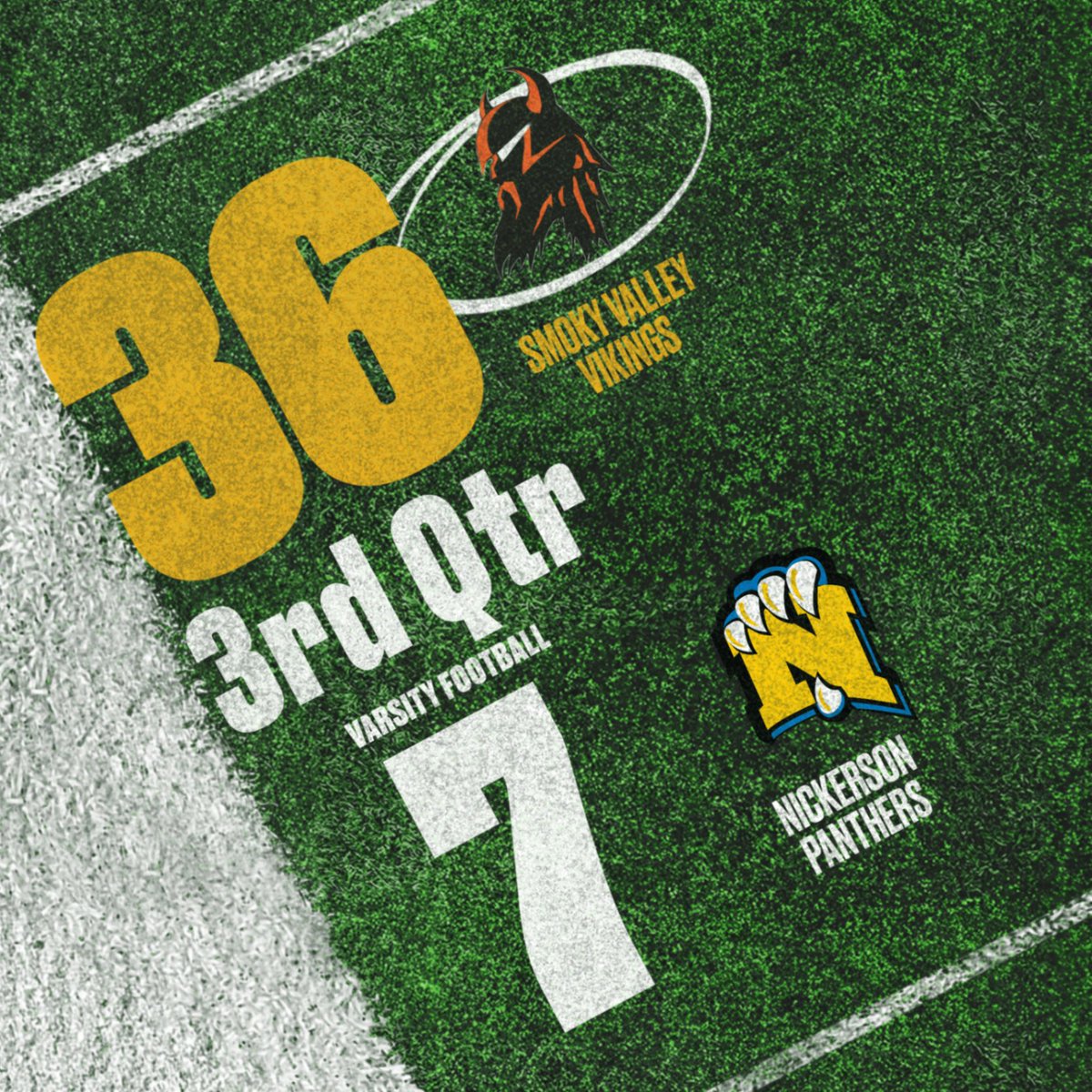 Panthers trail 36-7 after 3 quarters.
