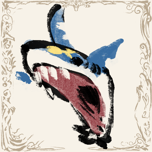 Kaoskiam's tweet photo. Carvanha line #pokemonfanart https://t.co/o1sPvvSgZs