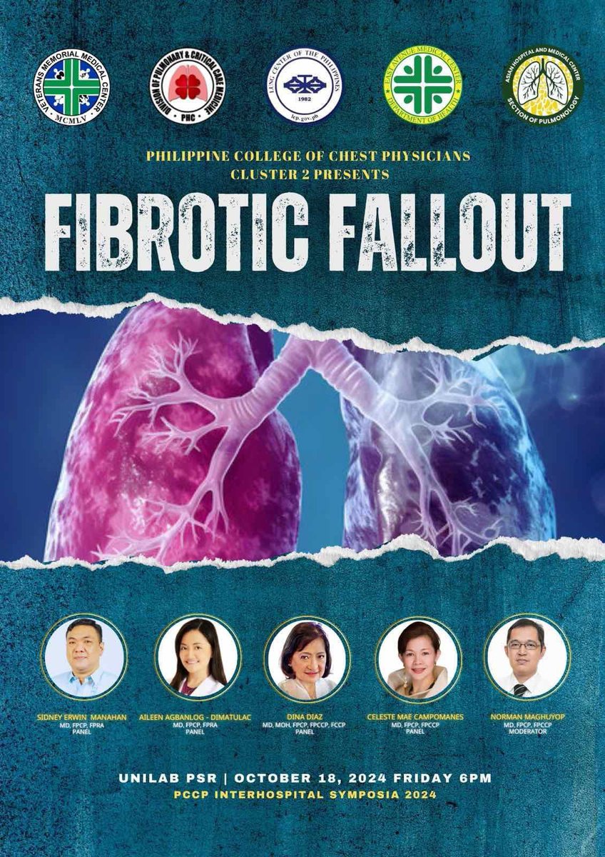 PhRheumaJr's tweet photo. Grateful for the opportunity to share reactor/ panel duties with fellow rheum, Aileen Dimatulac, and the ILD experts of #PhilPulmo at the #PCCP Cluster 2 InterHospital Event on SSc-ILD. #RheumXPulmo https://t.co/Unv1MepGrQ