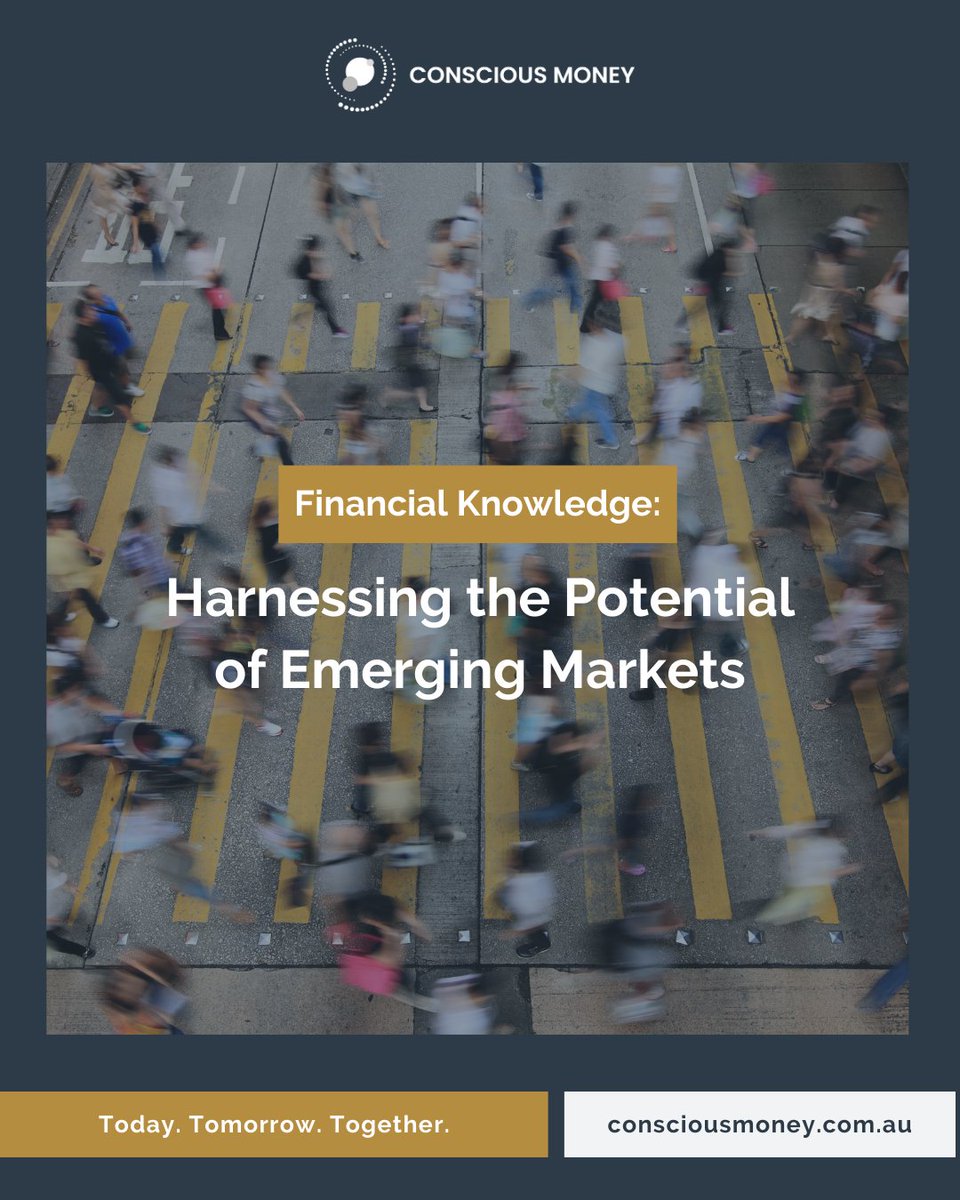 Emerging markets offer investors access to economies with high growth potential and diversification benefits. 

Get in touch to discuss investment strategies! 

#EmergingMarkets #GrowthOpportunities #PortfolioDiversification #InvestmentStrategies #ConsciousMoney