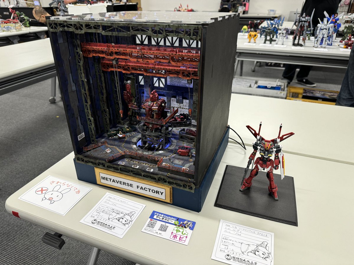 #狸模型会作品展2024
愛媛まで来ました‼️
ゲスト枠にて展示会してます👍