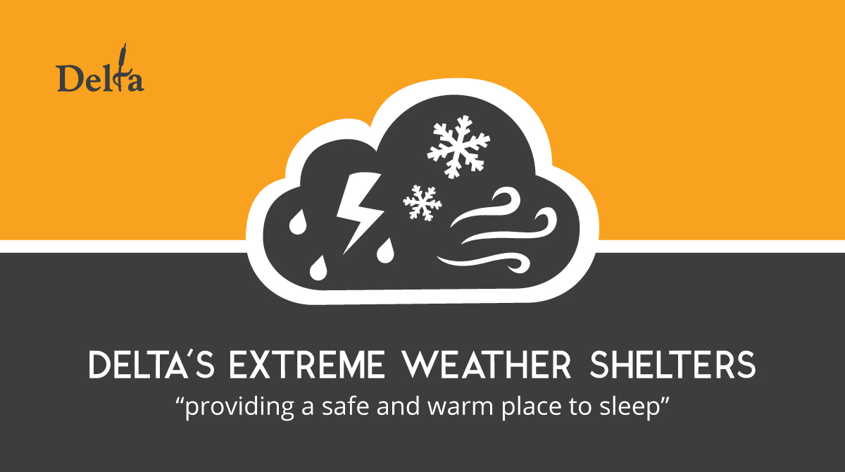 City of Delta (@cityofdeltabc) on Twitter photo With heavy rain expected throughout the weekend, two of Delta's Extreme Weather Shelters will open at Ladner United Church (4960 48 Ave) and Crossroads United Church (7655 120th St.).
Visit Delta.ca/shelters for shelter hours and more information. #DeltaBC
<a href="/deltapolice/">Delta Police Department</a> With heavy rain expected throughout the weekend, two of Delta's Extreme Weather Shelters will open at Ladner United Church (4960 48 Ave) and Crossroads United Church (7655 120th St.).
Visit Delta.ca/shelters for shelter hours and more information. #DeltaBC
<a href="/deltapolice/">Delta Police Department</a>