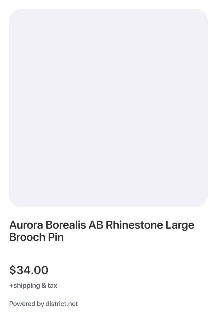 hintsofviolet's tweet image. Stare into the beauty that is an AB brooch!

Aurora Borealis AB Rhinestone Large Brooch Pin #claim 47839: Follow and reply with #claim to purchase!