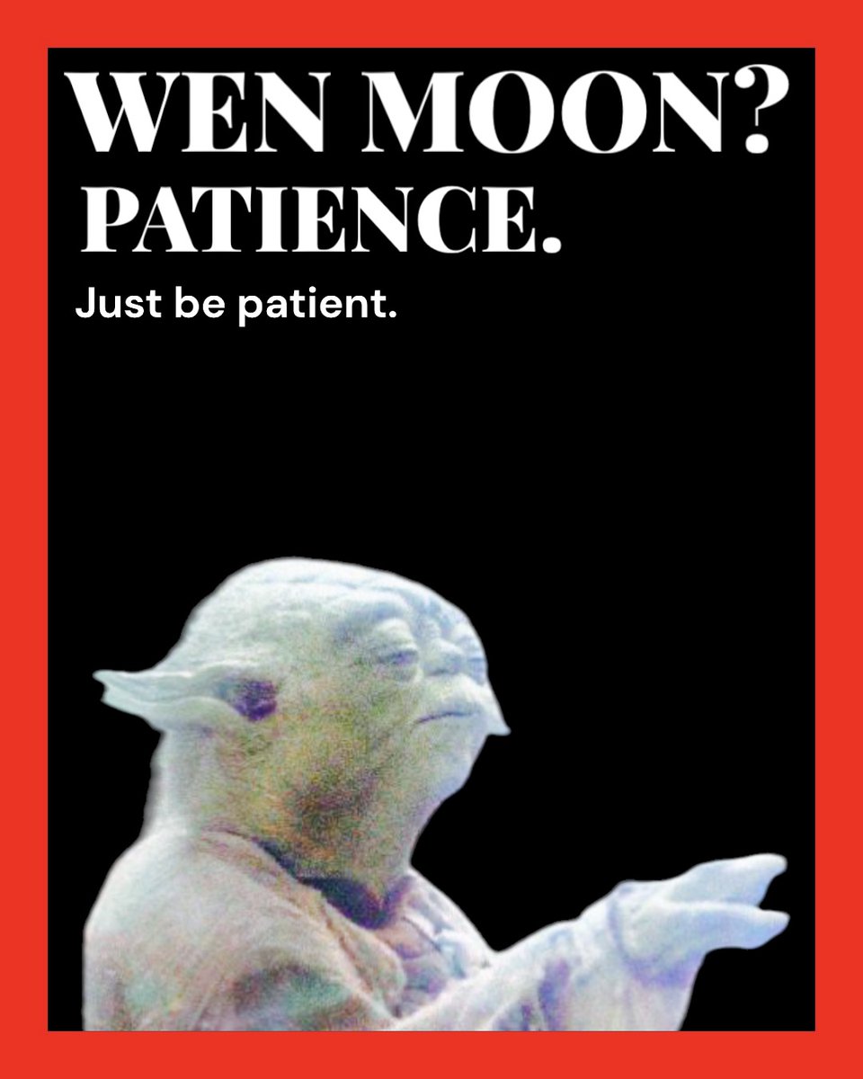 MigglesJedi's tweet photo. @nameisproh $Patience you must have
this going 100x
@PatienceYouHave https://t.co/vp1KCFSaYB