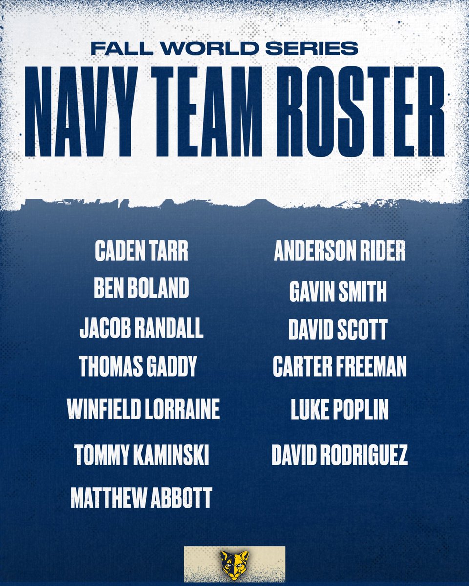 🚨Fall World Series rosters are set🚨

Come out next week and enjoy some baseball! Series starts Wednesday, October 23rd. First pitch at 4pm each day!