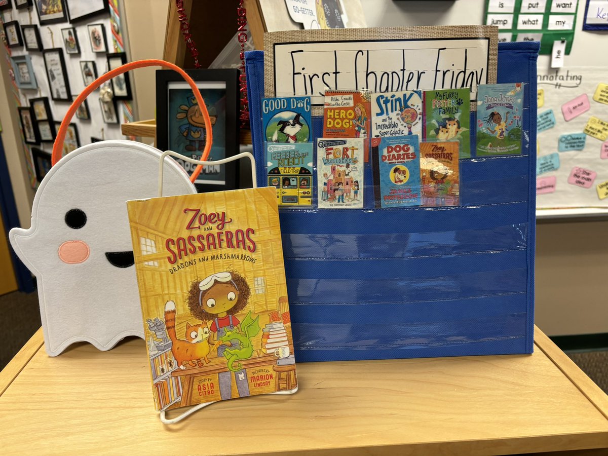 I read the first 2 chapters of Zoey and Sassafras today for First Chapter Friday. They are hooked!!! <a href="/AsiaCitroAuthor/">asiacitroauthor</a>