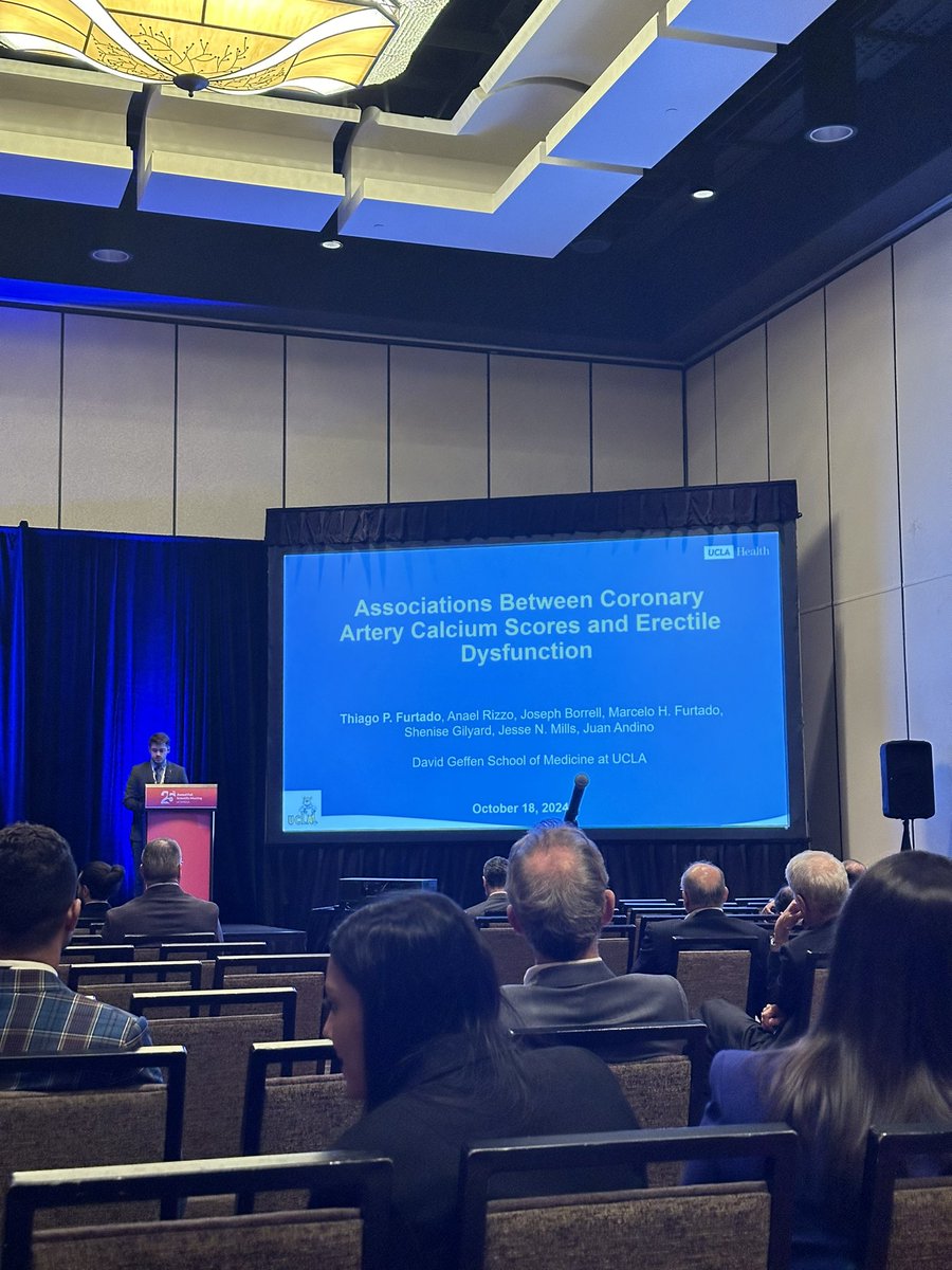 Maia VanDyke, MD (@maiasaurusrex) on Twitter photo More men are undergoing coronary calcium CTs. High risk score (>100) associated with 6.3x ⬆️ risk of ED, which dropped to 2.8 when controlling for age/comorbidities.
Great reminder of how ED and heart health are intertwined - nice work <a href="/JuanJAndino/">Juan José Andino</a> and <a href="/UclaUrology/">UCLA Urology</a> <a href="/SMSNA_ORG/">SMSNA</a> More men are undergoing coronary calcium CTs. High risk score (>100) associated with 6.3x ⬆️ risk of ED, which dropped to 2.8 when controlling for age/comorbidities.
Great reminder of how ED and heart health are intertwined - nice work <a href="/JuanJAndino/">Juan José Andino</a> and <a href="/UclaUrology/">UCLA Urology</a> <a href="/SMSNA_ORG/">SMSNA</a>