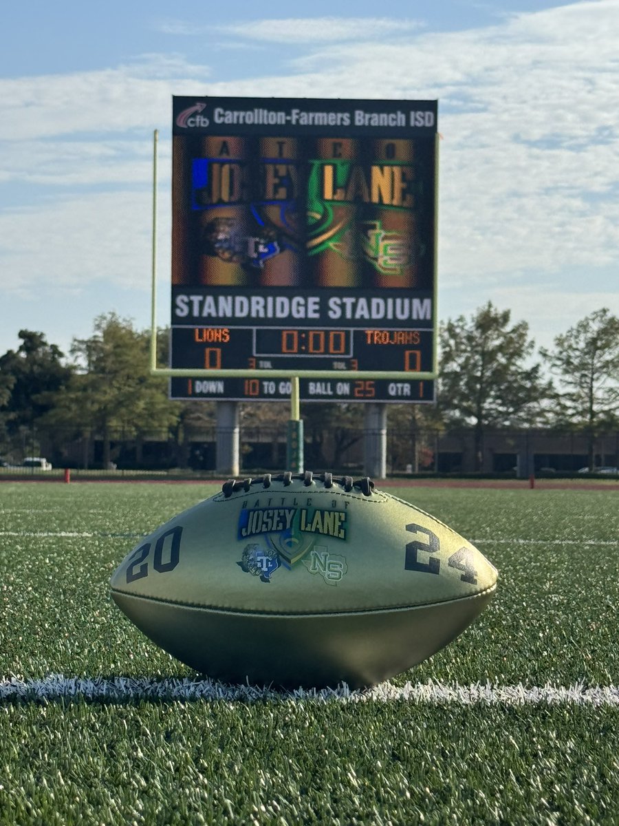 Renee Putter (@putterrenee) on Twitter photo The Battle of Josey Lane starts at 7 PM tonight- Standridge Stadium! Go CFB! <a href="/CFBISD/">Carrollton-Farmers Branch ISD</a> The Battle of Josey Lane starts at 7 PM tonight- Standridge Stadium! Go CFB! <a href="/CFBISD/">Carrollton-Farmers Branch ISD</a>