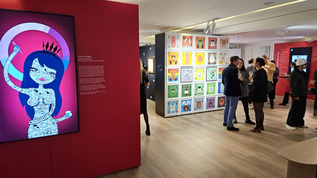 Congrats to <a href="/pranksy/">Pranksy 📦</a>, Cherrelle &amp; the incredible team for organising arguably the best-looking, most engaging, informative &amp; fun exhibition I've attended. Web3 IRL art exhibits are notoriously subpar but this one more than made up for all of them. Thank you!

<a href="/icecube/">Ice Cube</a> 'Speak Up'