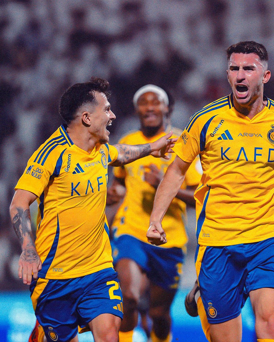 creativecen7er's tweet photo. What an incredible night! ๐คฉ The intense battle between Al Nassr and Al Shabab was decided in the final moments in favor of Otรกvioโs team. It took tremendous ๐๐๐๐๐ and a ๐๐๐๐ ๐๐๐๐๐๐๐๐ ๐๐๐๐๐๐ to secure the win! ๐ชโฝ
@otaviomonteiroo ๐ค #bornCreative https://t.co/WFZcHeuNQQ