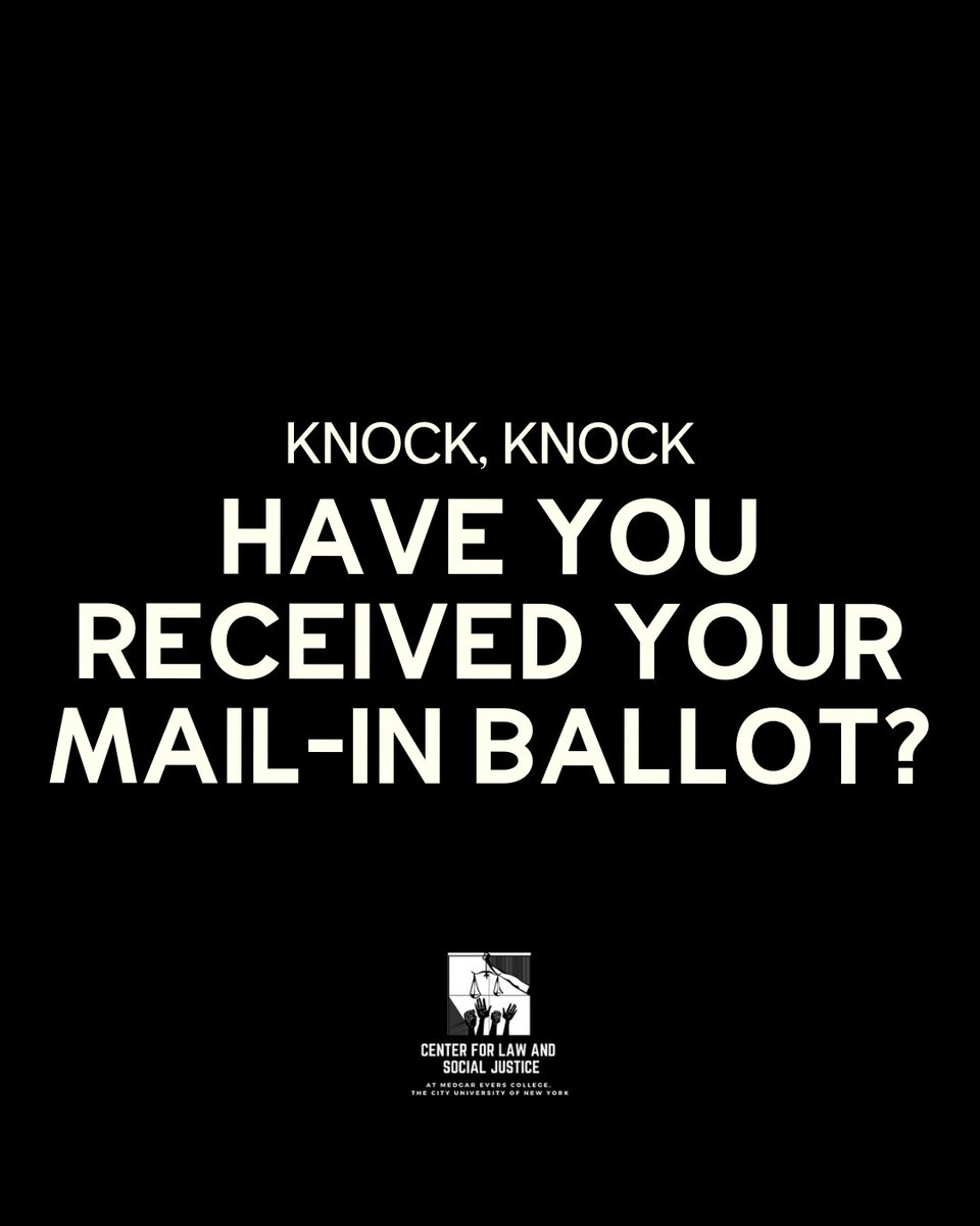 Center for Law and Social Justice at MEC, CUNY tweet media