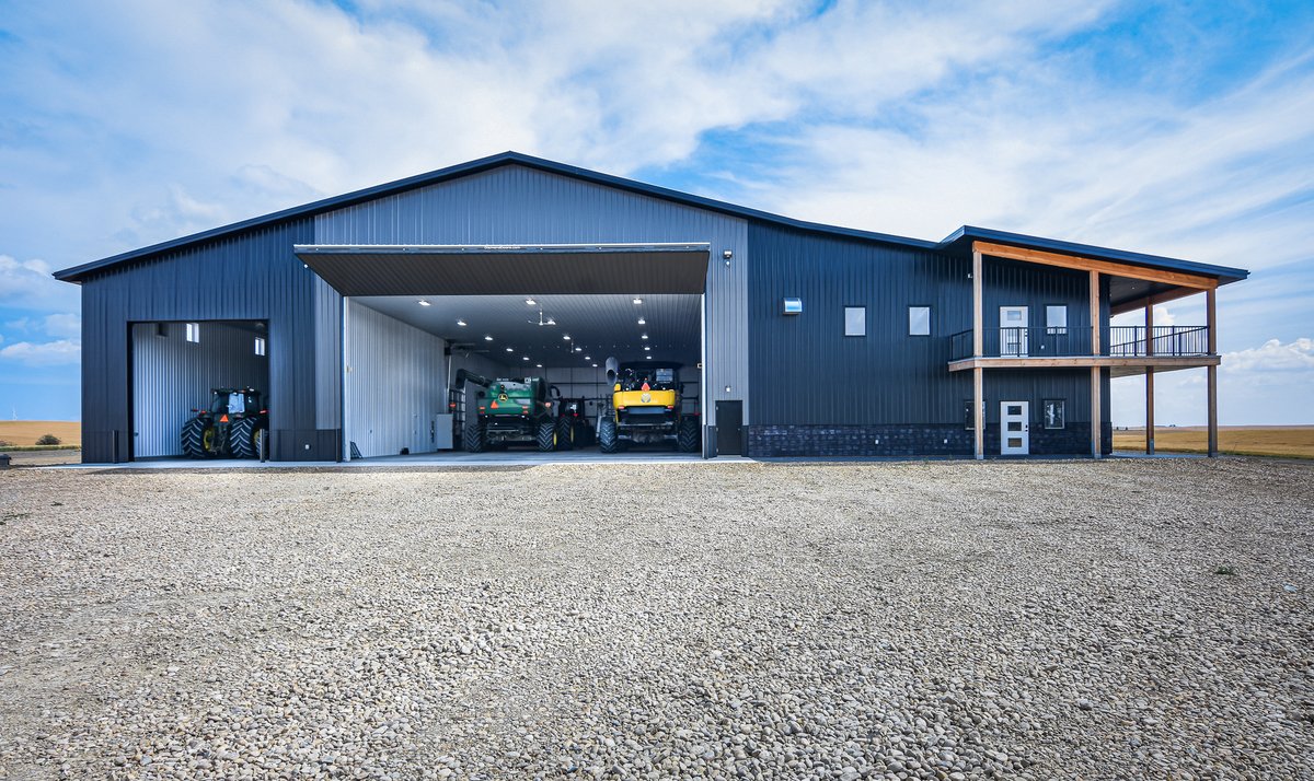 Remuda_Building's tweet photo. Protect your equipment with a customizable #postframebuilding from #Remuda! 🚜🌾 Built tough to handle the elements and keep you productive year-round.

Ready to protect your investment? Get a quote today, https://t.co/0JYCzIiEOw!
#FarmBuildings #Agriculture #FarmStrong #Alberta https://t.co/CmYCYEk8Ar