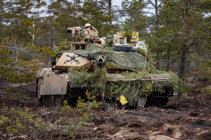 US Army M1a2 Abrams in Finland during Exercise Arrow '23