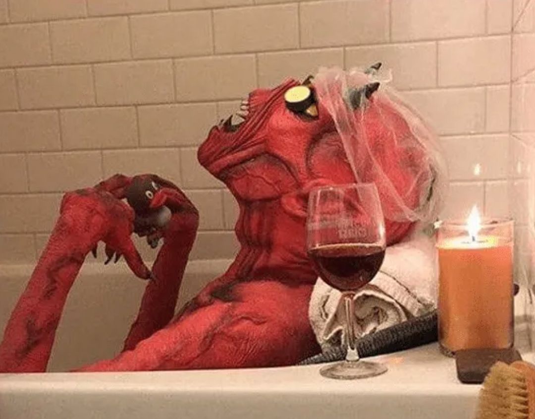 Me after a long day of work dealing with co-workers and clients’ bullshit