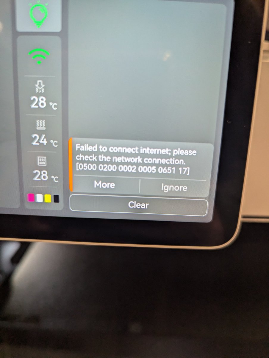I can't send in a ticket, because I don't have an SD card (shame it does not come with the X1) to export the log, which is required by <a href="/BambulabGlobal/">Bambu Lab</a> I am under the impression this my require our district to whitelist some stuff and the ports may need to be opened. Anyone else?