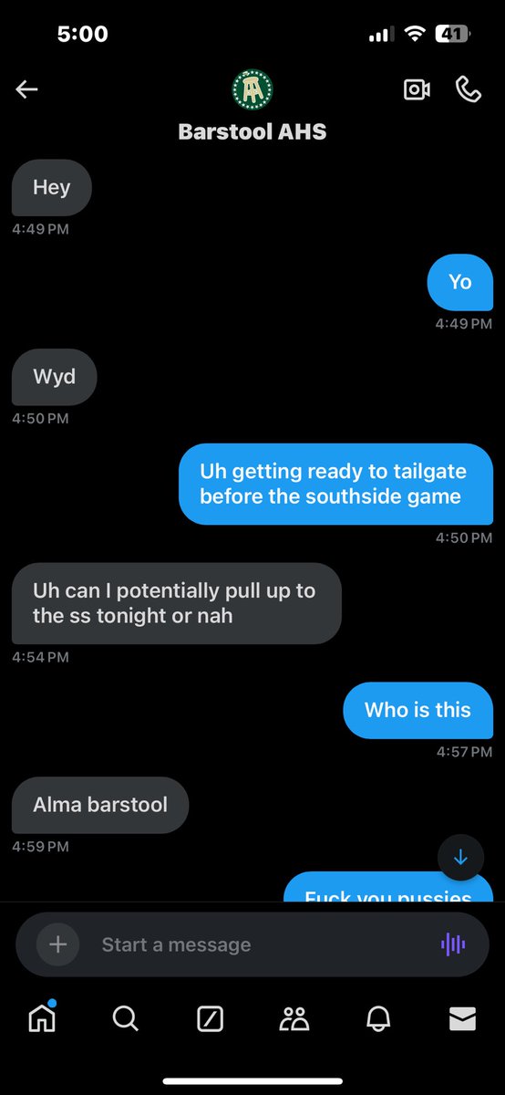 VBHS Barstool tweet media