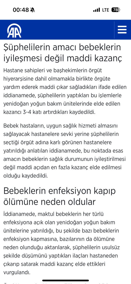 drumitaktas's tweet photo. Ruhum ıstırap içinde… Biz nasıl bir çağa denk geldik böyle? Bu insan müsveddelerinin isimleri gizlenmesin! Doktor diploması almış, ama insanlıktan nasibini alamamış Fırat Sarı ve İlker Gönen adında iki caninin yönettiği çete, yenidoğan bebek yoğun bakımlarını ele geçirip onlarca bebeğin ölümüne, belki binlerce bebeğin sakatlanmasına ve ailelerinin çile çekmesine sebep olup, bir de üzerine devletimizi milyonlarca lira dolandırmışlar! Bu canilerin diplomaları alınsın, ömürleri boyunca hapisten çıkamasınlar, tüm mal varlıklarına el konulsun, bu olaya zemin hazırlayan tüm hastaneler kapatılsın, onların da yaptıkları fitil fitil burunlarından getirilsin!

Haksızlığın karşısında susan dilsiz şeytandır!

Şimdi bağırmazsak, ne zaman bağıracağız?

Yenidoğan bebeğe bile acımayan bu ruhsuz şerefsizlere karşı susacak mıyız?

Asla!

Susmayacağız ve tüm öfkemizle bu canilere haddini bildireceğiz!

İyilik her zaman kazanacak. 
Kötülüğü yok edeceğiz. 

İyiler güçlüdür ve her zaman kazanır.