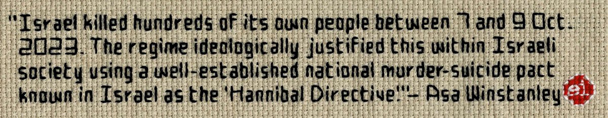 This one’s for you <a href="/AsaWinstanley/">Asa Winstanley</a>. Welcome back! 
electronicintifada.net/content/how-is…