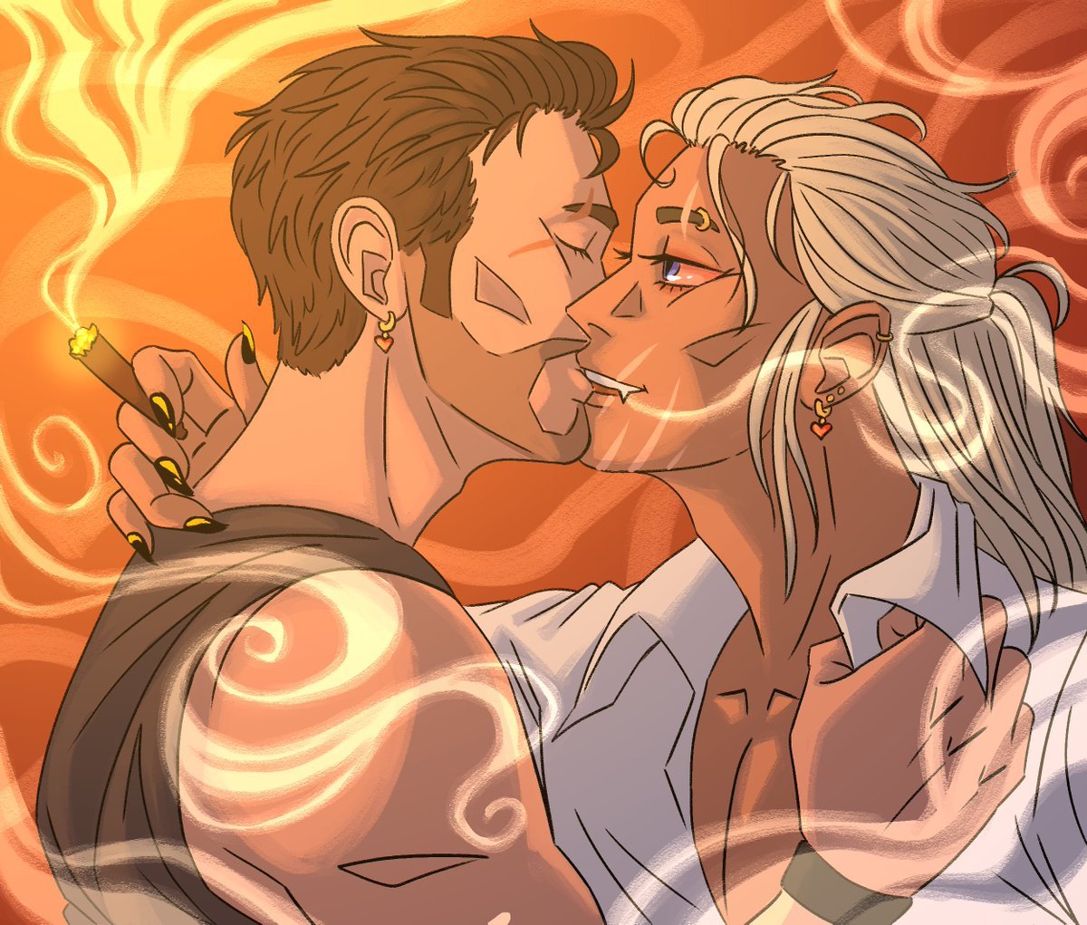 LocalBiohazard's tweet photo. my two sides: pretty unicorns vs yaoi https://t.co/PAaOGbTYTP