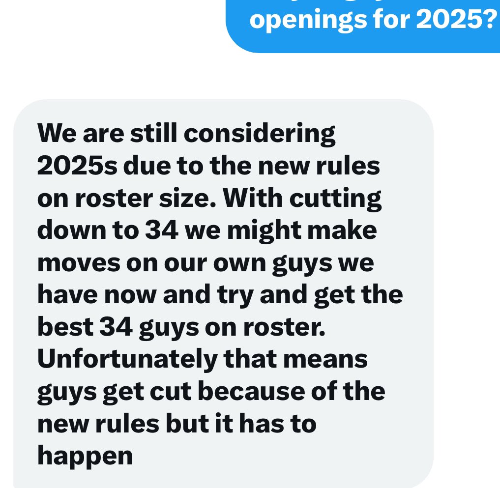 Josh Rudd (@jrudd_scout) on Twitter photo 🚨2025 RECRUIT TIP🚨
25's, you are not automatically the sacrificial lamb. Be better than what they got and take a D1 spot. The easy route is for people to blame the rules.
<a href="/FlatgroundApp/">FLATGROUND Pitching</a> <a href="/FlatgroundBats/">FLATGROUND Hitting</a> 🚨2025 RECRUIT TIP🚨
25's, you are not automatically the sacrificial lamb. Be better than what they got and take a D1 spot. The easy route is for people to blame the rules.
<a href="/FlatgroundApp/">FLATGROUND Pitching</a> <a href="/FlatgroundBats/">FLATGROUND Hitting</a>