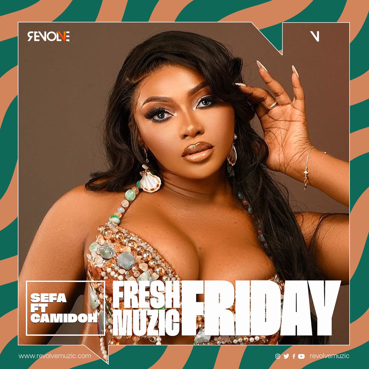 RevolvePlus's tweet photo. #FreshMuzicFriday: @S3fa_gh featuring @camidoh has just released her latest single, “All Over.” Don’t forget to stream it on all digital platforms. #S3fa #AllOver #Camidoh #RevolveMusic https://t.co/PmZ8CJYXOL
