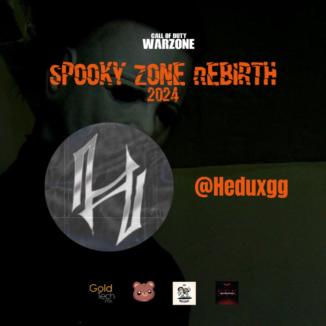 🎃 SPOOKYZONE REBIRTH 🎃

🪦Le damos la bienvenida a nuestro 8vo capitán 🦇

🪦 @Heduxgg 🪦

💀20 de Octubre 6:00PM Hora CDMX💀

@Bimbitodonitas
<a href="/th3watchers/">The Watchers</a> 
<a href="/goldtechmx/">Gold Tech Mx</a>