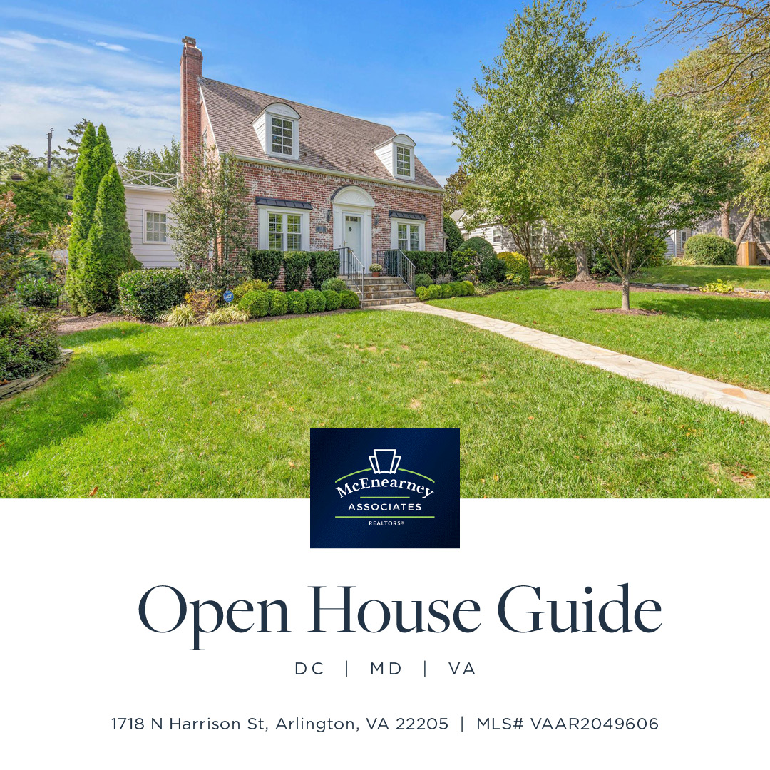 Take a look at this weekend's open house guide! For more information on these homes, visit mcenearney.com/open-houses-new. #dmvrealestate #openhouseguide #realestate