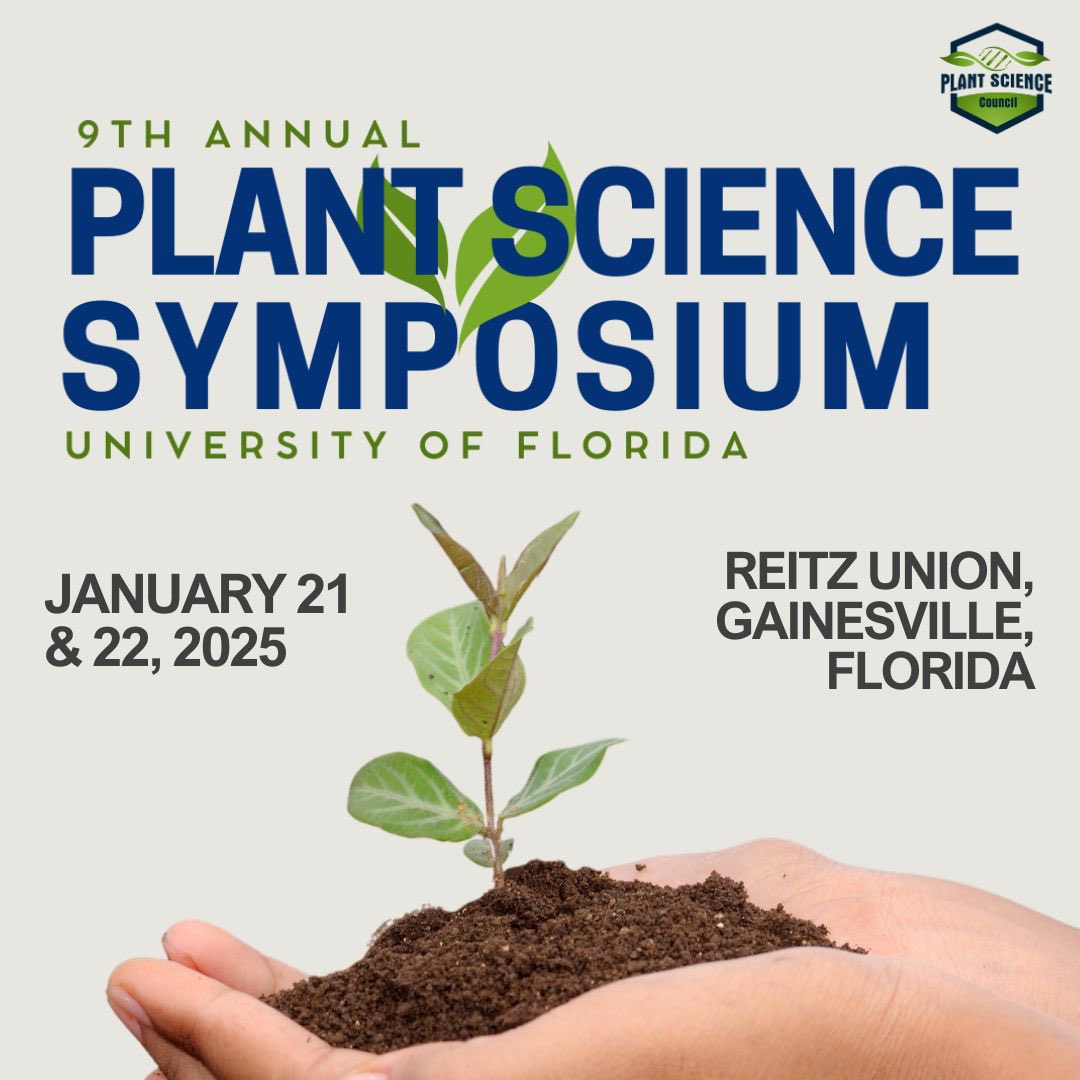 We're excited to 𝗼𝗳𝗳𝗶𝗰𝗶𝗮𝗹𝗹𝘆 𝗼𝗽𝗲𝗻 𝗿𝗲𝗴𝗶𝘀𝘁𝗿𝗮𝘁𝗶𝗼𝗻 𝗮𝗻𝗱 𝗮𝗯𝘀𝘁𝗿𝗮𝗰𝘁 𝘀𝘂𝗯𝗺𝗶𝘀𝘀𝗶𝗼𝗻𝘀 𝗳𝗼𝗿 𝘁𝗵𝗲 𝟵𝘁𝗵 𝗔𝗻𝗻𝘂𝗮𝗹 𝗨𝗙 𝗣𝗹𝗮𝗻𝘁 𝗦𝗰𝗶𝗲𝗻𝗰𝗲 𝗦𝘆𝗺𝗽𝗼𝘀𝗶𝘂𝗺! Check out our website for more information:   tinyurl.com/4kz8hk3b