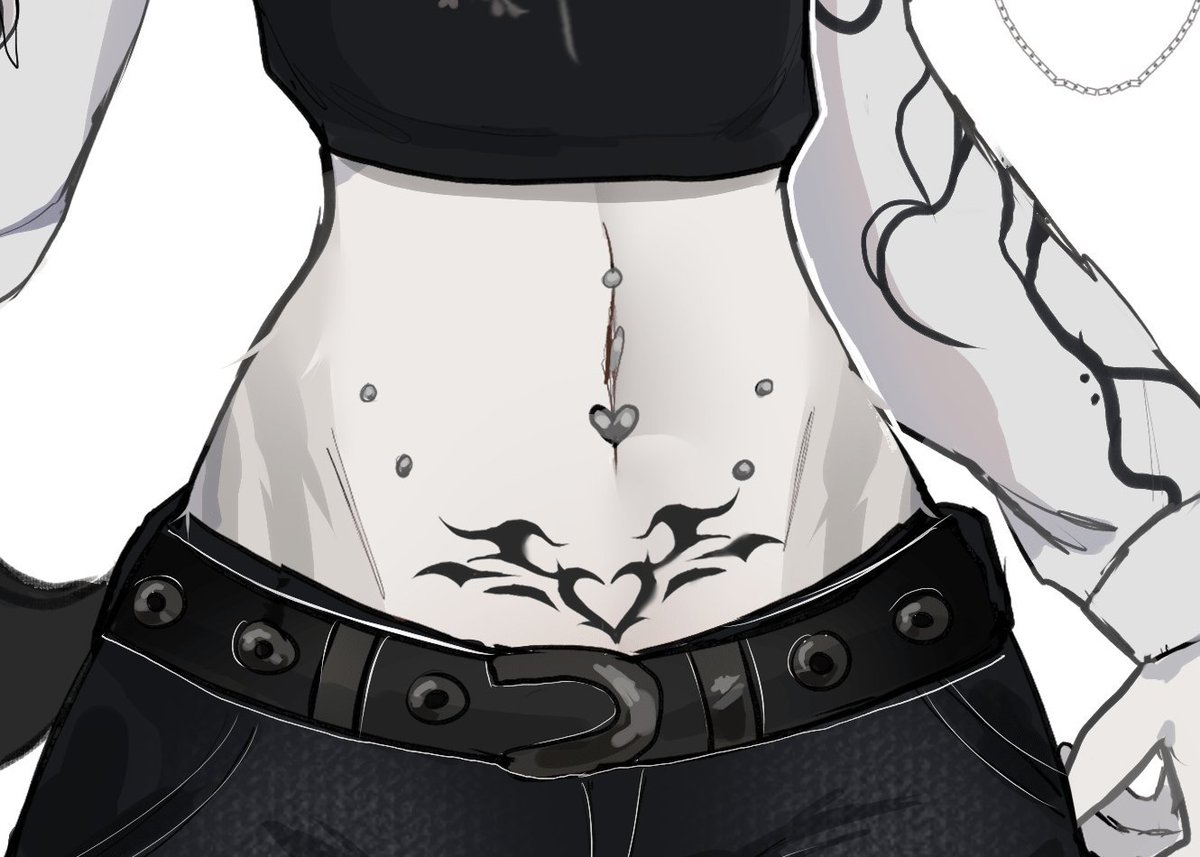 abs33nce's tweet image. belly