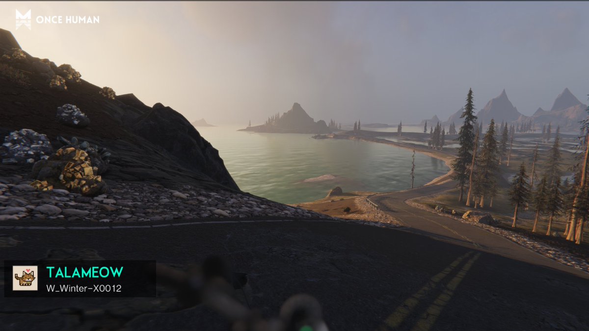 I'm in love with the scenery in #OnceHuman new map Way of winter 😍