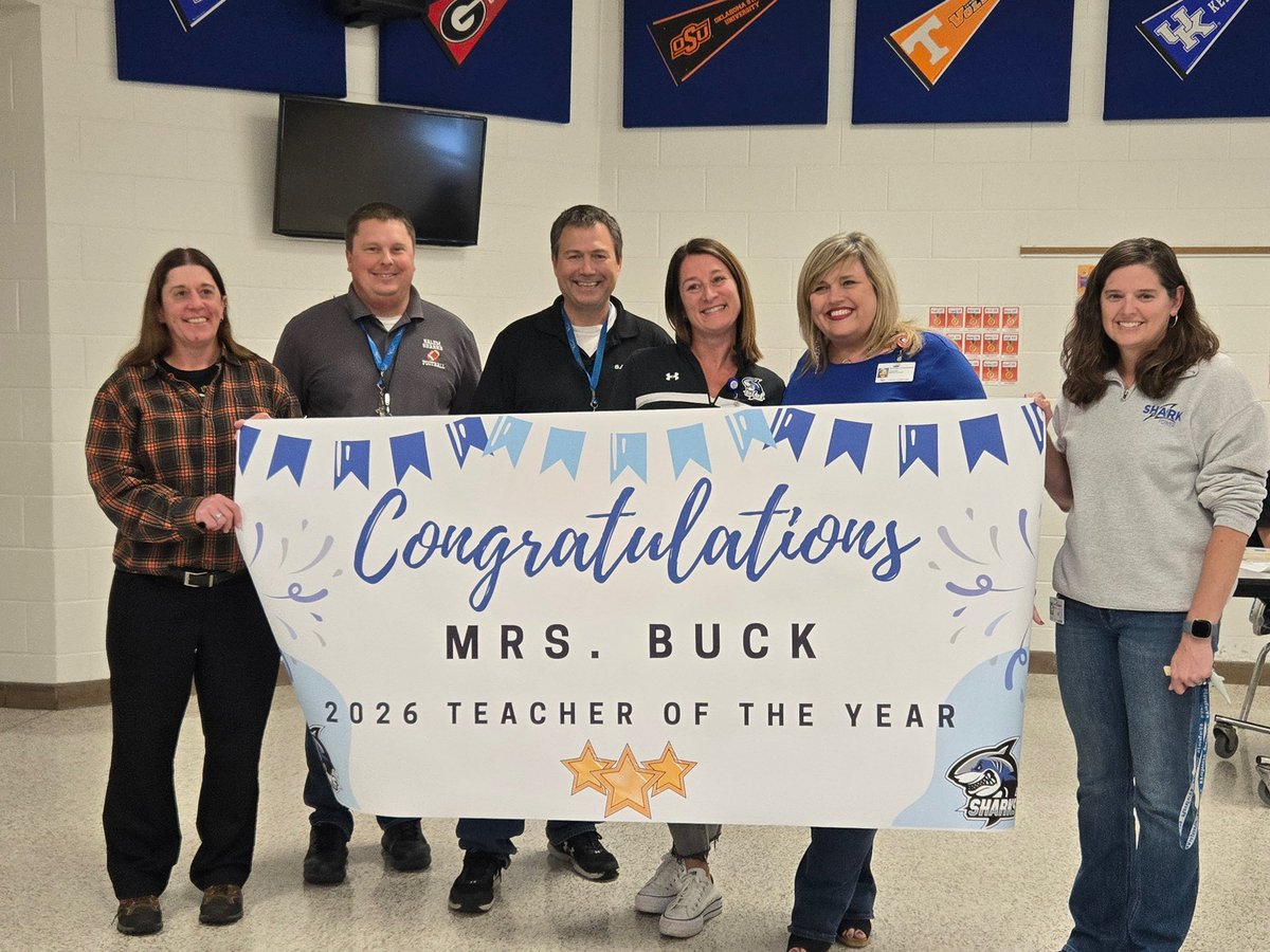 Shouting CONGRATULATIONS from the rooftops for one of my favorite educators!!! Lyndsy Buck, <a href="/SalemSharkTank/">Salem Middle School</a> is lucky to have you! Love you! 💙🥳🤩🦈