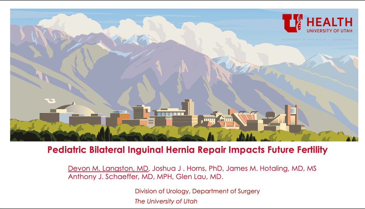Devon M. Langston, MD (@dm_langston) on Twitter photo Into long term outcomes? Going to talk about pediatric initial surgery + fertility in today’s Fertility session. #SMSNA24 <a href="/UtahUrology/">University of Utah Urology</a>. Into long term outcomes? Going to talk about pediatric initial surgery + fertility in today’s Fertility session. #SMSNA24 <a href="/UtahUrology/">University of Utah Urology</a>.
