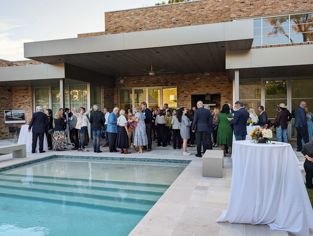 UvaldeMovingFwd's tweet photo. Thank you to everyone who joined us in Houston. George and Laura Pontikes graciously hosted the event in their beautiful home. It was a night filled with generosity, love for the Uvalde community, and hope. https://t.co/O8CAA5T8Wk