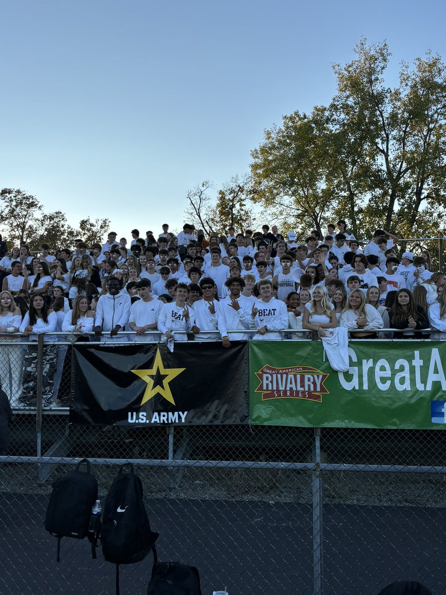 Rob Burnside (@rburn10) on Twitter photo It’s 40 minutes till kickoff but the <a href="/EAST_HAWKS/">Lakota East High</a> student section is ready for this year’s edition of the <a href="/LakotaDistrict/">LakotaLocalSchools</a> crosstown battle. It’s 40 minutes till kickoff but the <a href="/EAST_HAWKS/">Lakota East High</a> student section is ready for this year’s edition of the <a href="/LakotaDistrict/">LakotaLocalSchools</a> crosstown battle.
