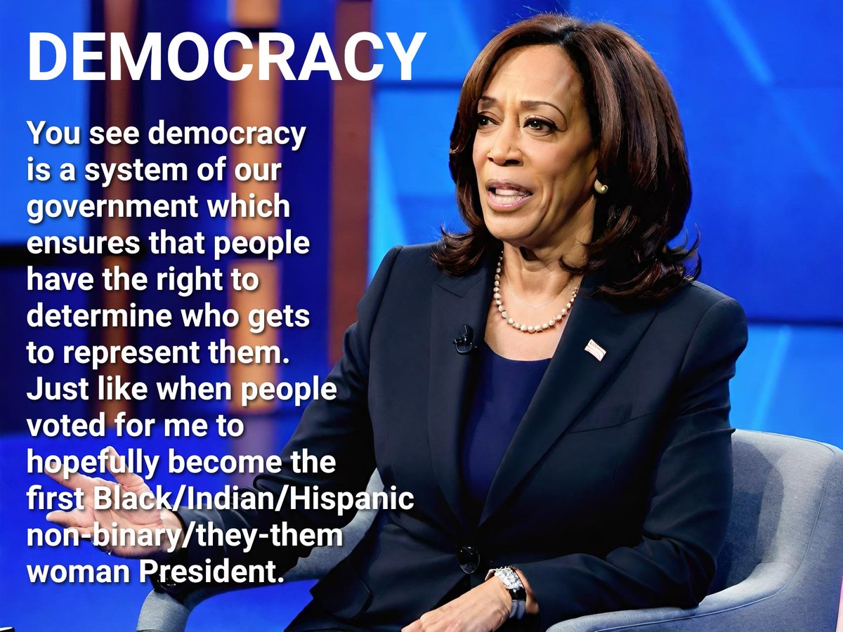 GdayPaul's tweet image. Kamala on Democracy
#KamalaHarris #Democracy #HarrisInterview