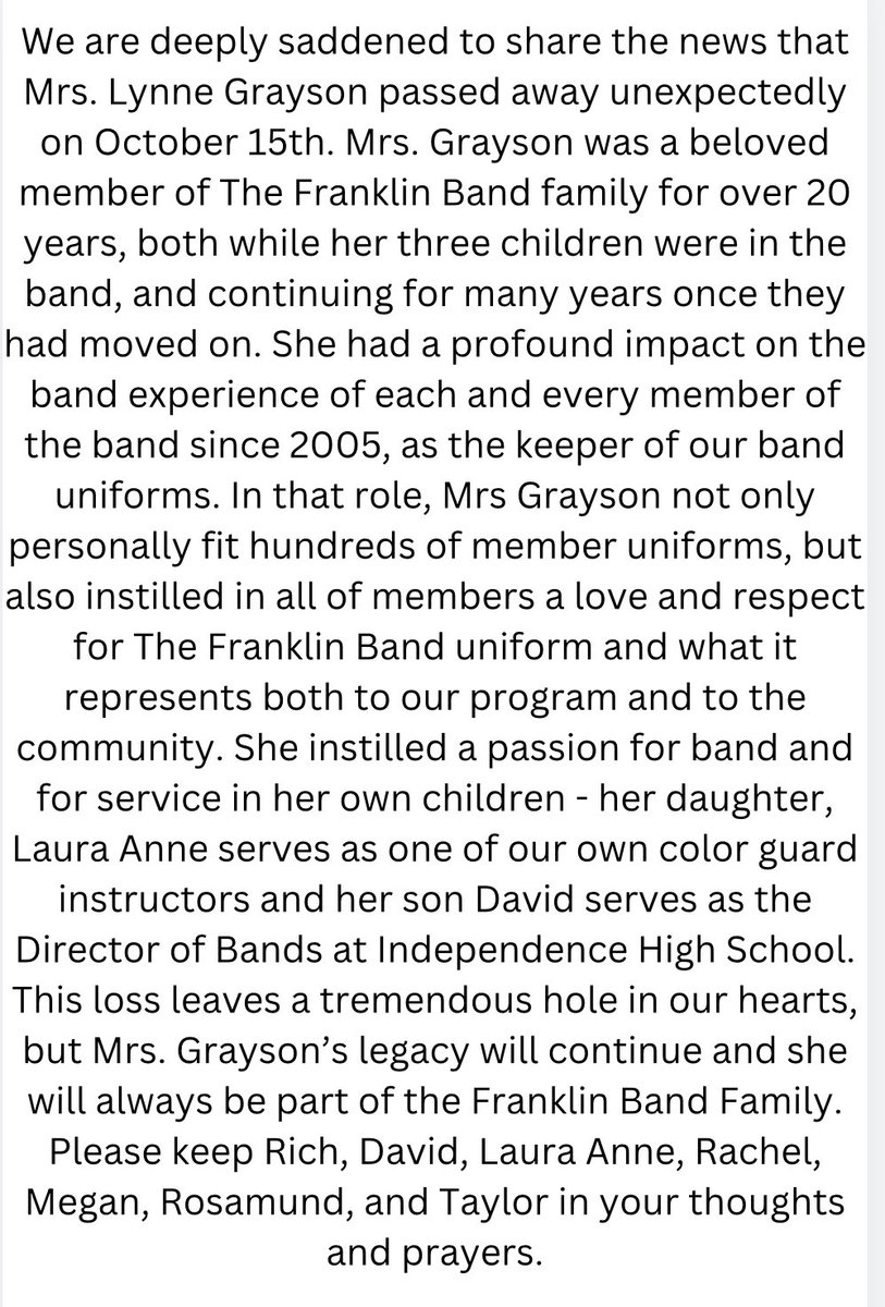 TheFranklinBand's tweet photo. 💔 https://t.co/PFhFUm9F13