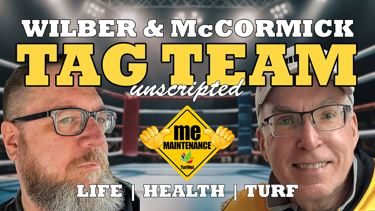 TurfNetMaestro's tweet photo. @TurfgrassZealot Sure, let's let the cat out. 48 hours ago Dave and I came up with this idea of an unscripted tag team convo about the good stuff: Life, Health and Turf, with some glimmers sprinkled in. First episode recorded today, in production now, launch next week on @turfnet. #MeMaintenance https://t.co/nK0CM1S6NM