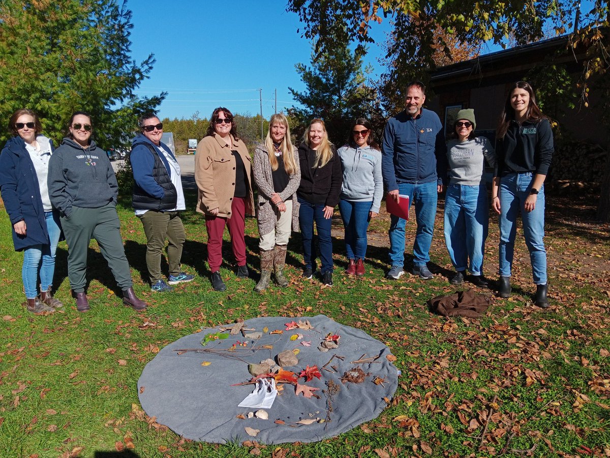 A great day of Deep Learning &amp; Indigenous Ed with teams from <a href="/StPaulNorwood/">St. Paul Norwood</a> &amp; <a href="/StMaryCampbell1/">St.MaryCampbellford</a>. Thank you to <a href="/CKEnvCentre/">CampKawarthaEnvCtr</a> for hosting us! #learningenvironments #natureart  <a href="/PVNCCDSB/">PVNCCDSB</a> #pvncinspires