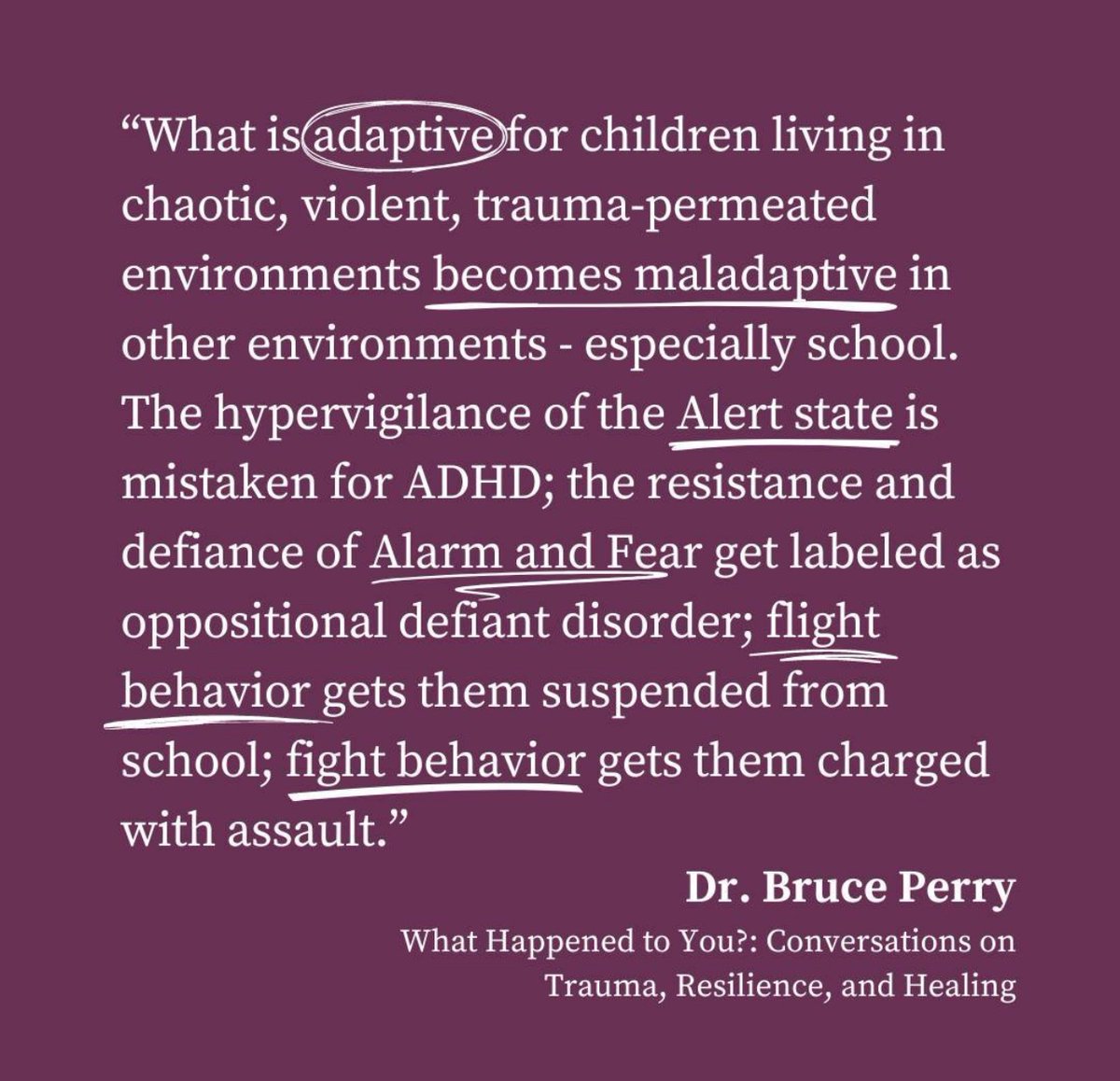 Untreated trauma shapes people in ways we are not always aware of, unless we are aware of what we are looking at, our methods might be about punishing or medicating wounds rather than seeking to heal them. #HealingTrauma #Article39UNCRC
