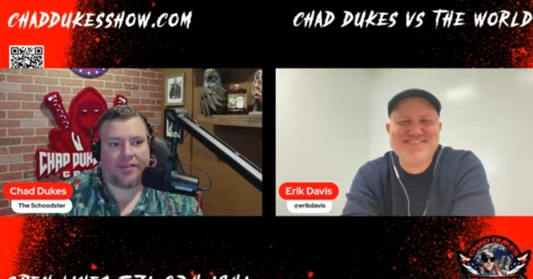 ktsb82's tweet photo. @ErikDavis I really enjoyed you on #CDVTW with @chaddukes talking about movies and tv shows today. https://t.co/7TppUgFjuL